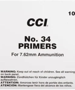 CCI Large Rifle 7.62mm NATO-Spec Military Primers #34