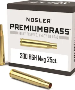 Nosler Custom Brass 300 H&H Magnum Box of 25