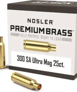 Nosler Custom Brass 300 Remington Short Action Ultra Magnum Box of 25