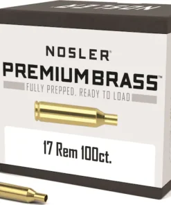 Nosler Custom Brass 17 Remington Box of 100