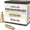 Nosler Custom Brass 260 Remington Box of 50