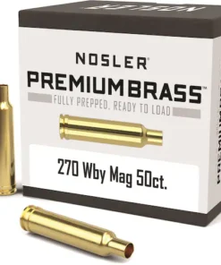 Nosler Custom Brass 270 Weatherby Magnum Box of 50
