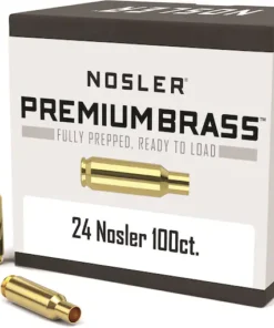 Nosler Custom Brass 24 Nosler Box of 100