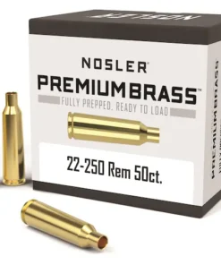 Nosler Custom Brass 22-250 Remington Box of 50
