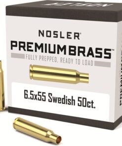 Nosler Custom Brass 6.5x55mm Swedish Mauser Box of 50