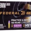 FP P9HST1TM100 9mmLugerHSTJHP PracticeDefendComboPack100Count R.jpg