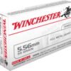 Opplanet winchester 5 56x45mm nato 55 grain full metal jacket brass cased centerfire rifle ammo 20 rounds q3131ky main.jpg