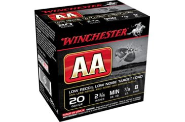 Opplanet winchester aa 20 gauge 7 8 oz 2 75in centerfire shotgun ammo 25 rounds aa20fl8 main.jpg