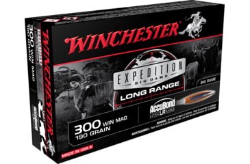 Opplanet winchester ammo s300lr expedition big game long range 300 win mag 190gr accubon s300lr main.jpg