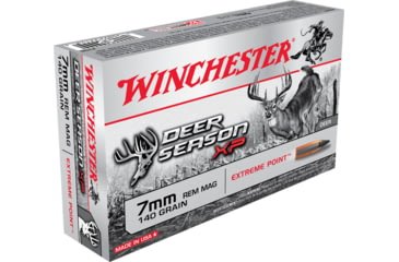 Opplanet winchester deer season xp 7mm remington magnum 140 grain extreme point polymer tip centerfire rifle ammo 20 rounds x7ds main.jpg