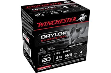 Opplanet winchester drylok 20 gauge 3 4 oz 2 75in centerfire shotgun ammo 25 rounds xs204 main.jpg