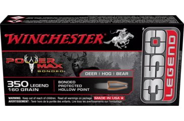 Opplanet winchester power max bonded 350 legend 160 grain bonded rapid expansion protected hollow point centerfire rifle ammo 20 rounds x3501bp main 1.jpg