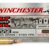 Opplanet winchester super x 223 remington 55 grain boat tail hollow point bthp brass cased centerfire rifle ammo 20 rounds w223hp55 main 1.jpg