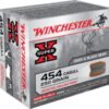 Opplanet winchester super x handgun 454 casull 250 grain jacketed hollow point centerfire pistol ammo 20 rounds x454c3 main.jpg