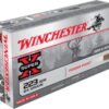 Opplanet winchester super x rifle 223 remington 64 grain power point brass cased centerfire rifle ammo 20 rounds x223r2 main.jpg