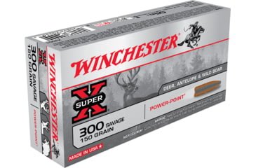 Opplanet winchester super x rifle 300 savage 150 grain power point centerfire rifle ammo 20 rounds x3001 main.jpg
