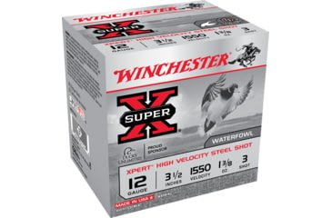 Opplanet winchester super x shotshell 12 gauge 1 3 8 oz 3 5in centerfire shotgun ammo 25 rounds wex12l3 main.jpg