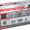 Opplanet winchester super x shotshell 12 gauge 9 pellets 2 75in centerfire shotgun buckshot ammo 5 rounds xb1200 main.jpg