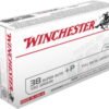 Opplanet winchester usa handgun 38 super 130 grain full metal jacket centerfire pistol ammo 50 rounds q4205 main.jpg