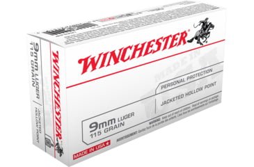 Opplanet winchester usa handgun 9mm luger 115 grain jacketed hollow point centerfire pistol ammo 50 rounds usa9jhp main.jpg
