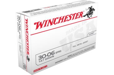 Opplanet winchester usa rifle 30 06 springfield 147 grain full metal jacket centerfire rifle ammo 20 rounds usa3006 main.jpg