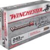 Opplanet winchester varmint x rifle 243 winchester 58 grain rapid expansion polymer tip centerfire rifle ammo 20 rounds x243p main 1.jpg